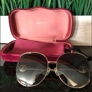 Authentic Gucci Oversized Sunglasses